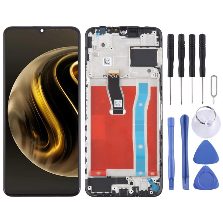For Huawei Nova Y72 Original LCD Screen Digitizer Full Assembly with Frame