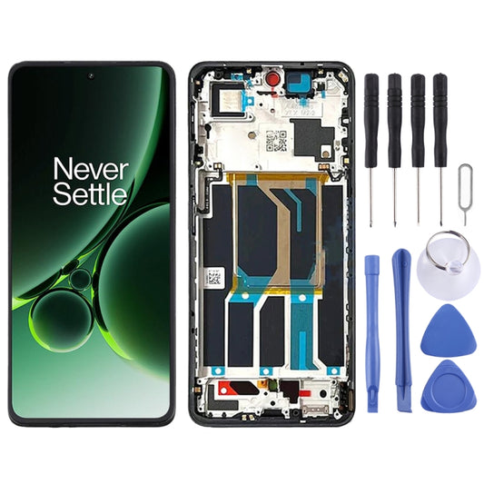 Pantalla LCD original AMOLED para OnePlus Nord 3 CPH2491 CPH2493, digitalizador, ensamblaje completo con marco