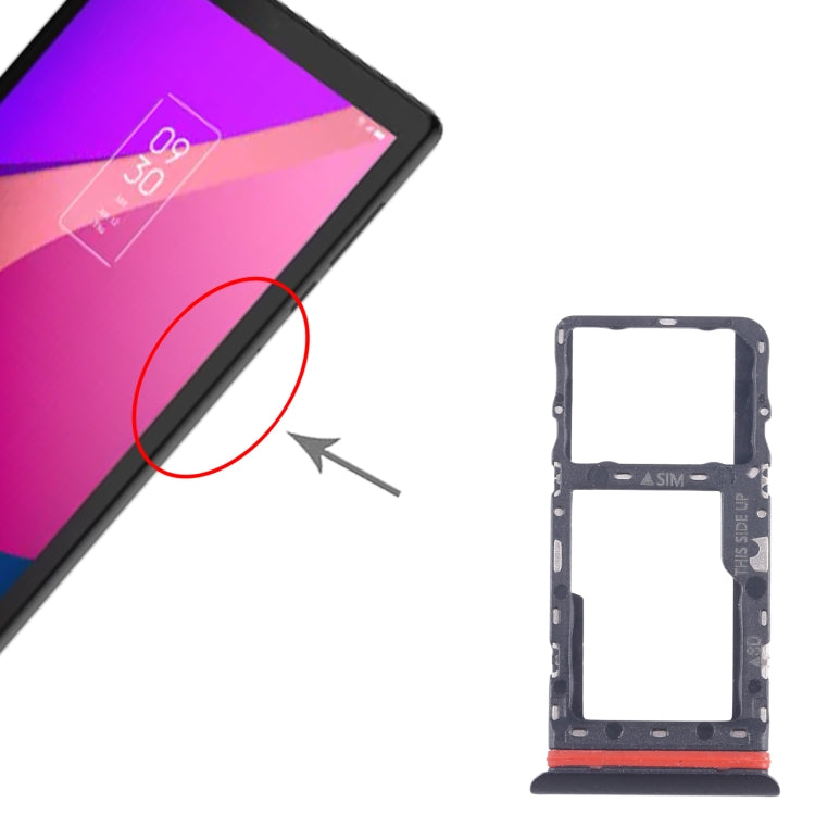 Pour Alcatel 1T 10 pouces 2020 8091 Tiroir pour carte SIM + Tiroir pour carte Micro SD, Pour Alcatel 1T 10 pouces 2020