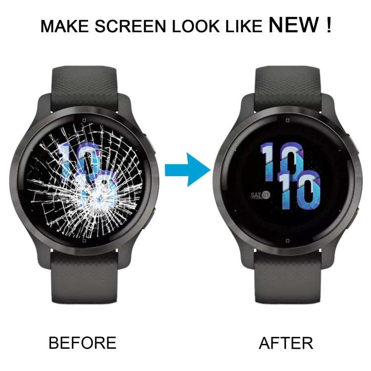 Écran LCD d'origine avec numériseur pour Garmin Venu 2s (assemblage complet)