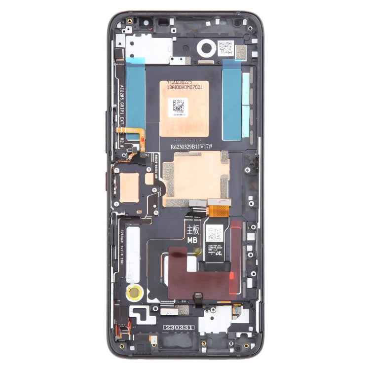 For Asus ROG Phone 7 / 7 Ultimate AMOLED Original LCD Screen Digitizer Full Assembly with Frame