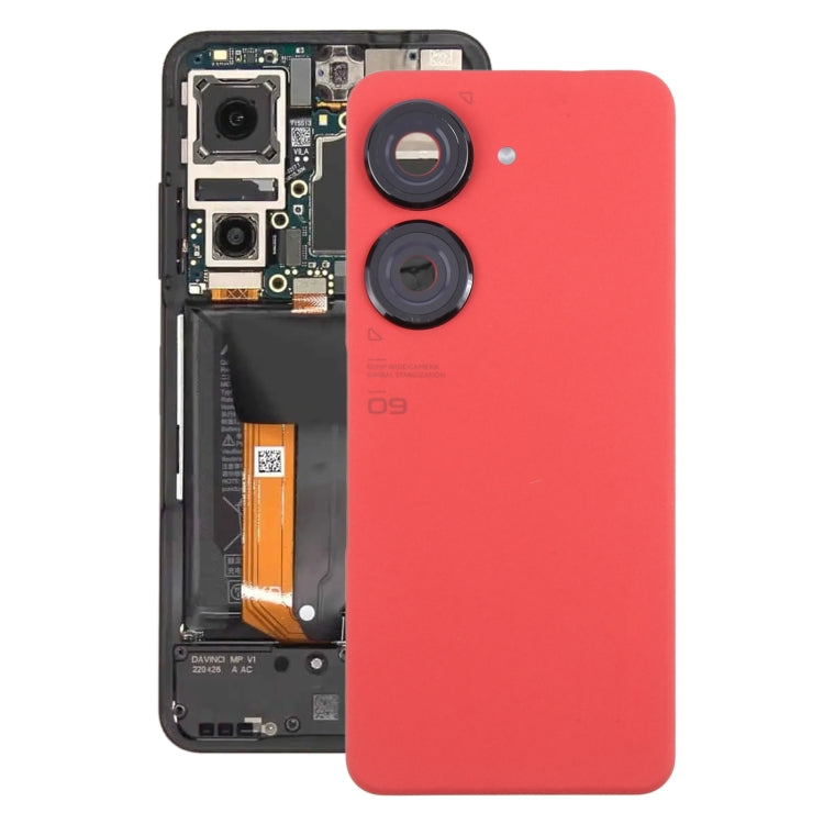 For Asus Zenfone 9 AI2202 Original Battery Back Cover with Camera Lens Cover