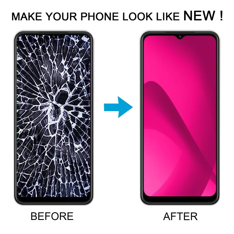 For T-Mobile Revvl 7 5G TMRV075G LCD Screen with Digitizer Full Assembly