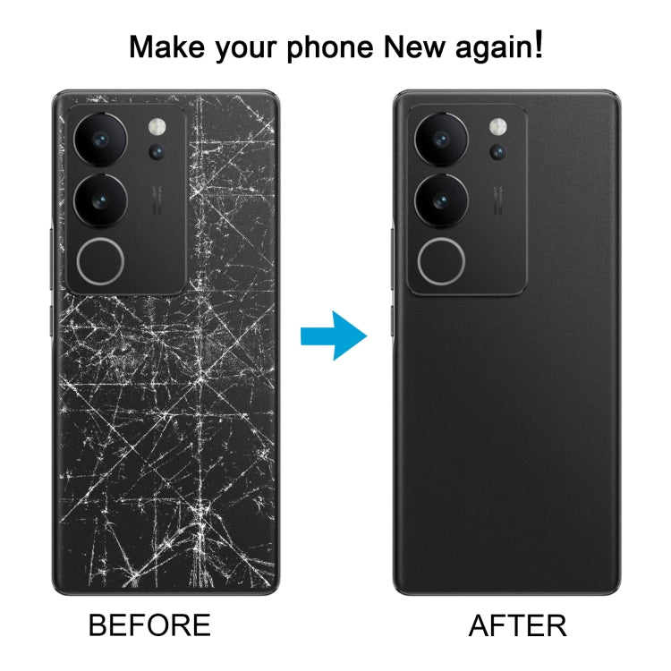 Cache arrière de batterie avec objectif d'appareil photo pour Vivo V29 Pro