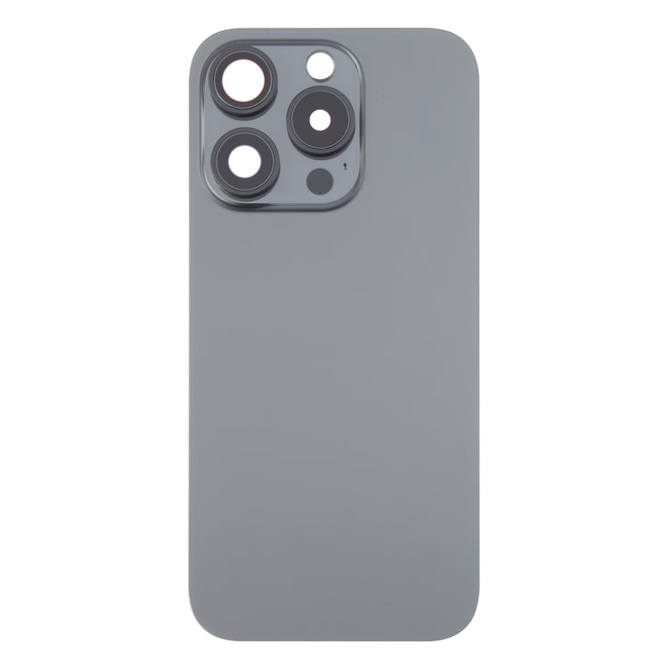 For iPhone 16 Pro Glass Original Battery Back Cover with Camera Lens Cover, For iPhone 16 Pro