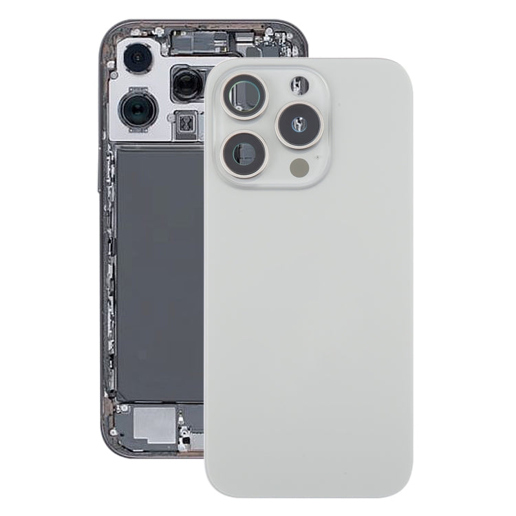For iPhone 16 Pro Original Glass Battery Back Cover with Camera Lens Cover + MagSafe Magnet, For iPhone 16 Pro (with MagSafe)