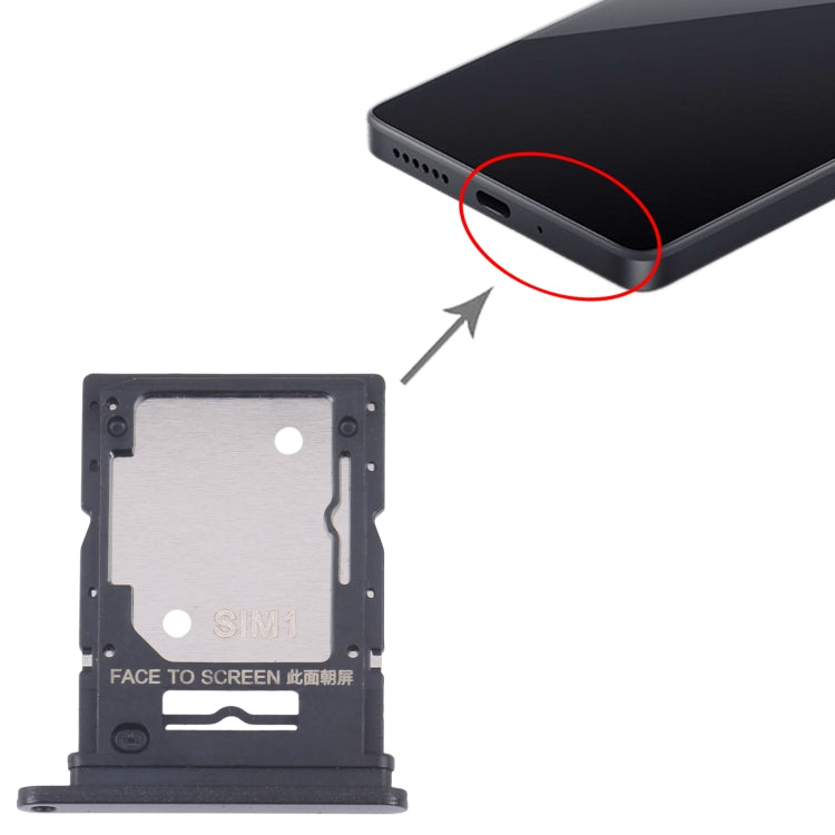 For Xiaomi Redmi 13 4G Original SIM Card Tray + SIM / Micro SD Card Tray