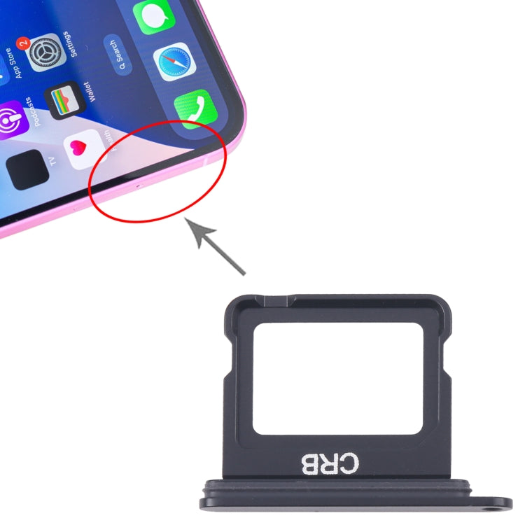 For iPhone 16 SIM Card Tray, For iPhone 16(Single SIM)
