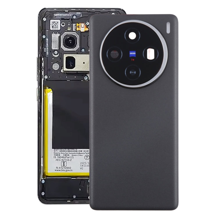 Tapa trasera de batería con tapa para lente de cámara para vivo X100 (con lente de cámara)