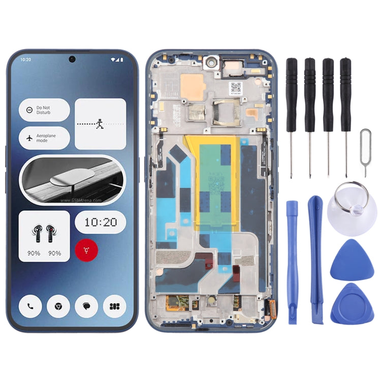 For Nothing Phone (2A) A142 5G Original AMOLED LCD Screen Digitizer Full Assembly with Frame, For Nothing Phone (2A) A142 5G, For Nothing Phone (2A) A142 5G(Original), For Nothing Phone (2A) A142 5G(Original,Blue)