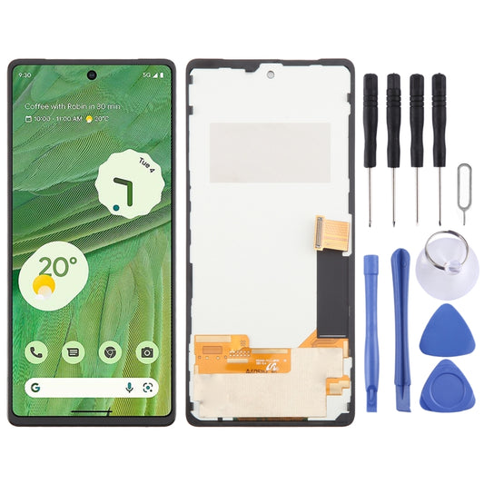 Écran LCD TFT complet pour Google Pixel 7 GVU6C GQML3 GO3Z5, ne prenant pas en charge l'identification par empreinte digitale. Pour Google Pixel 7 (TFT)
