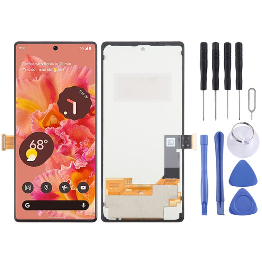 Écran LCD TFT complet pour Google Pixel 6 GB7N6 G9S9B16 G9S9B, ne prenant pas en charge l'identification par empreinte digitale, pour Google Pixel 6 (TFT)