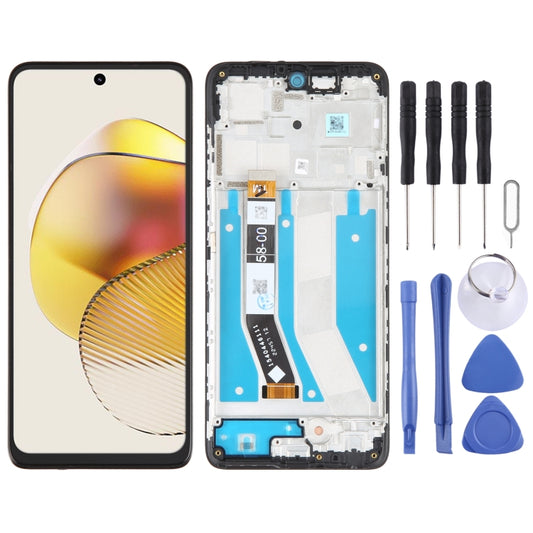 Écran LCD OEM complet avec châssis pour Motorola Moto G73