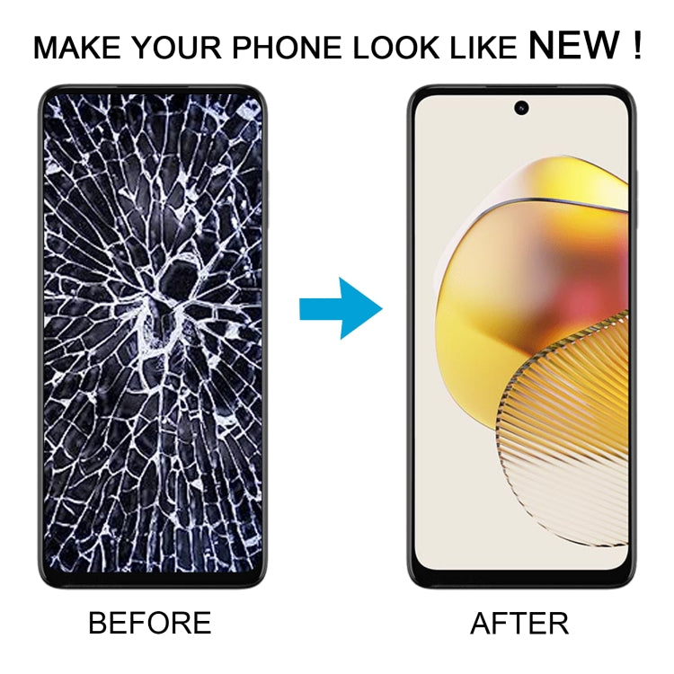 Écran LCD OEM complet avec châssis pour Motorola Moto G73