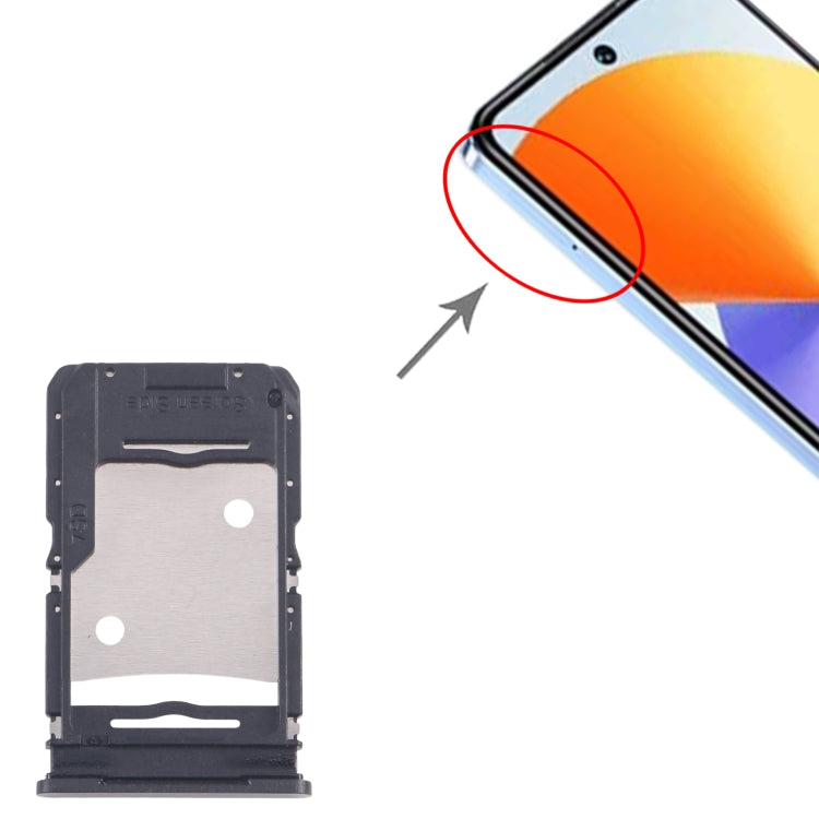 For Infinix Note 30 X6833B 5pcs SIM Card Tray + SIM Card Tray + Micro SD Card Tray