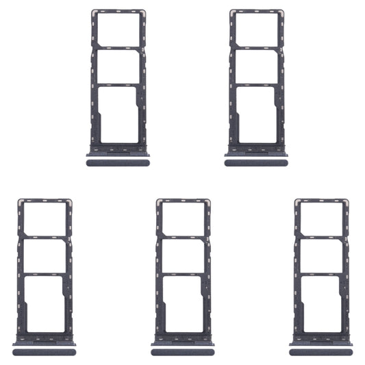 For Infinix Smart 8 HD 5pcs SIM Card Tray + SIM Card Tray + Micro SD Card Tray