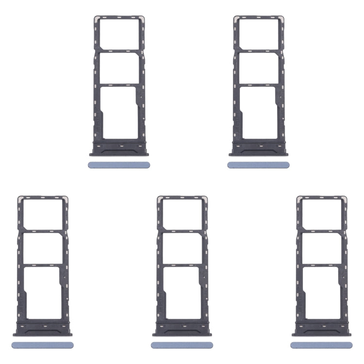 For Infinix Hot 40 X6836 5pcs SIM Card Tray + SIM Card Tray + Micro SD Card Tray