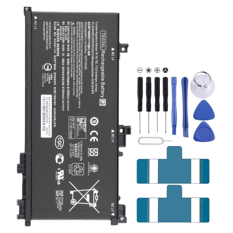 11.55V 61.6Wh 5150mAh Li-ion Battery For HP OMEN 15-bc011TX 15-bc012TX 15-bc013TX 15-AX015TX AX017TX TPN-Q173 HSTNN-UB7A 849910-850 TE03XL
