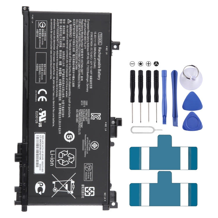 15.4V 63.3Wh 4112mAh Li-ion Battery For HP OMEN 15-AX200 15- AX218TX 15-AX210TX 15-AX235NF 15-AX202N 15-BC200 HSTNN-DB7T 905277-855 TE04XL
