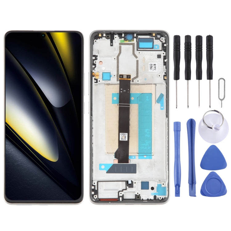 For Xiaomi Poco F6 Original LCD Screen Digitizer Full Assembly with Frame