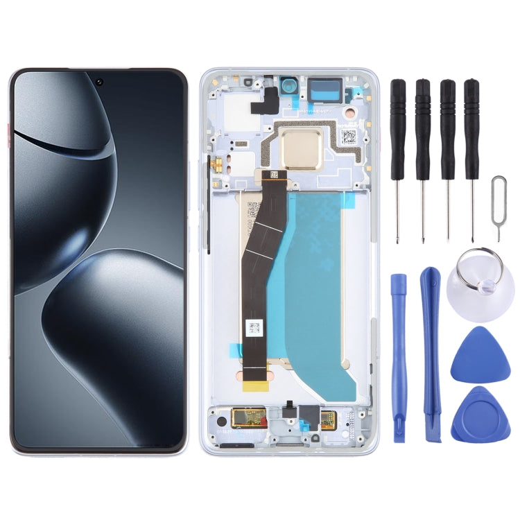 For Xiaomi 14T Pro Original LCD Screen Digitizer Full Assembly with Frame, For Xiaomi 14T Pro, Original LCD Screen Digitizer Full Assembly with Frame (White)