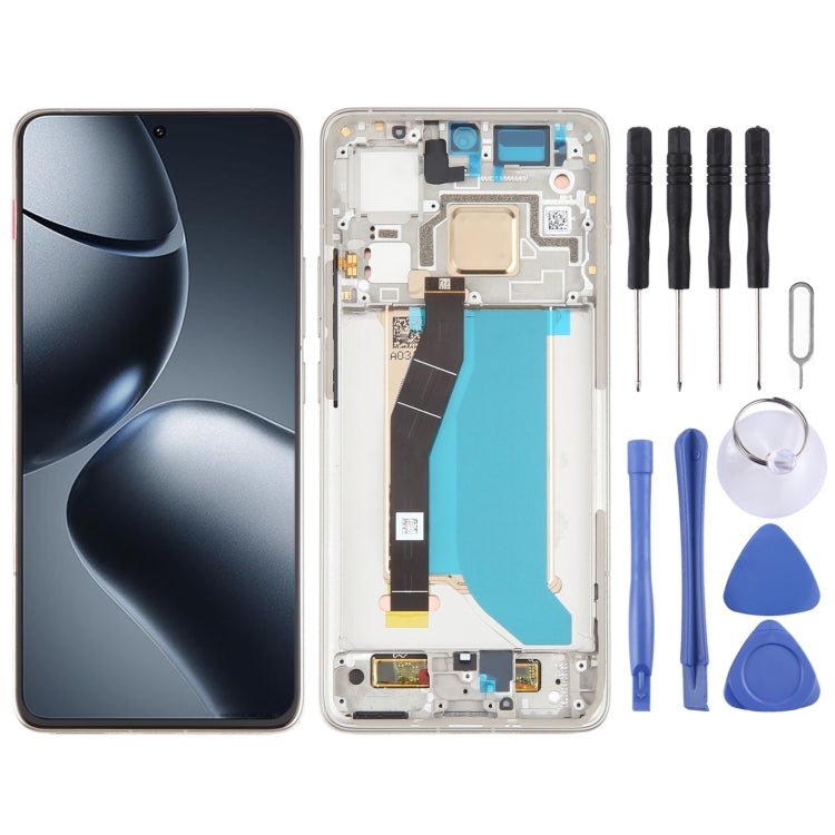 For Xiaomi 14T Pro Original LCD Screen Digitizer Full Assembly with Frame, For Xiaomi 14T Pro, Original LCD Screen Digitizer Full Assembly with Frame (White)