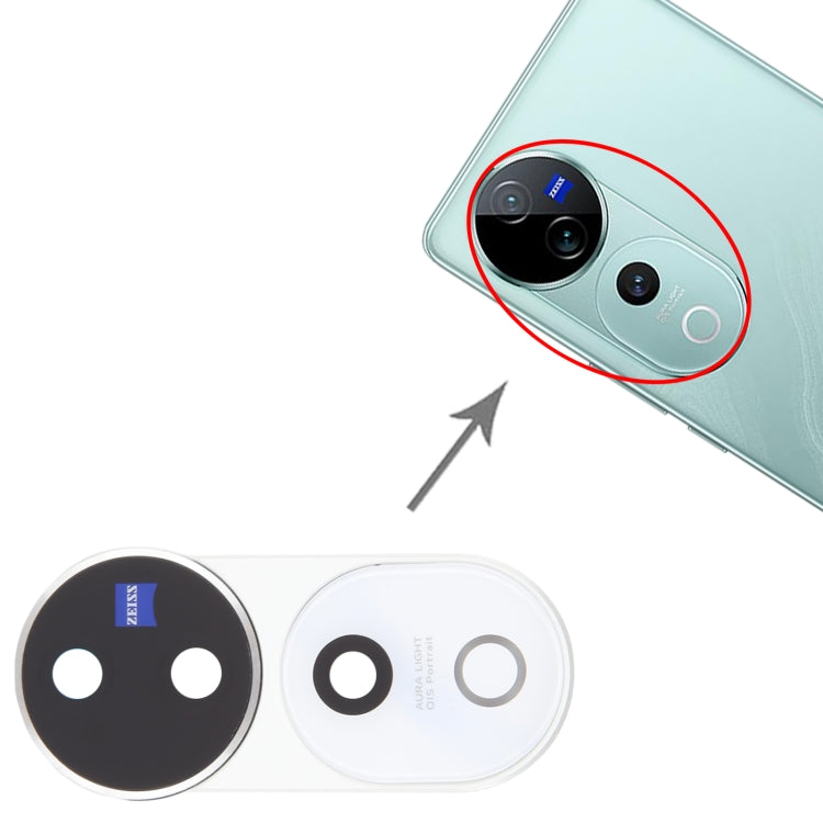 For vivo V40 Pro Original Rear Camera Lens Cover, For vivo V40 Pro