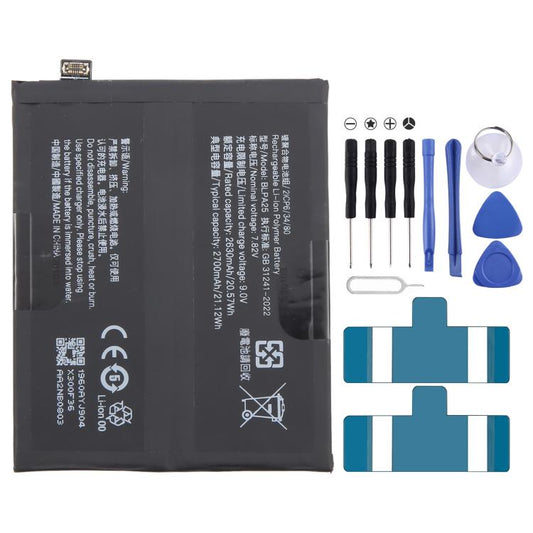 Batterie de remplacement BLPA25 2630 mAh pour OnePlus 12 5G