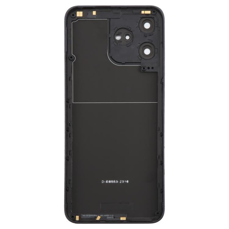 Tapa trasera de batería de vidrio con marco central y tapa de lente de cámara para ZTE Axon 50 Lite 8050 (con marco central)