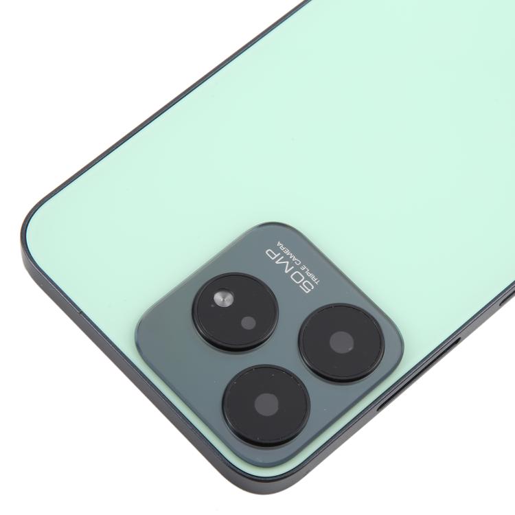 Tapa trasera de batería de vidrio con marco central y tapa de lente de cámara para ZTE Axon 50 Lite 8050 (con marco central)