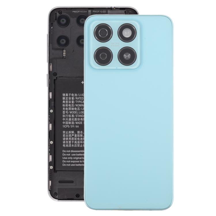 For ZTE Blade A55 Z2450 Battery Back Cover with Middle Frame / Camera Lens Cover