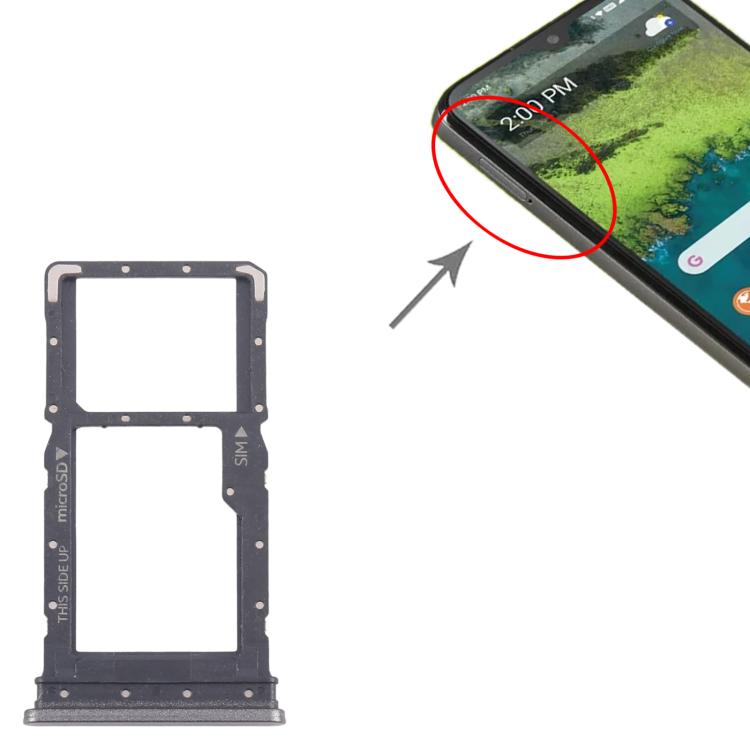 For Nokia C110 Original SIM Card Tray + Micro SD Card Tray