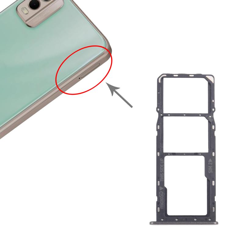For Nokia C32 Original SIM Card Tray + SIM Card Tray + Micro SD Card Tray, For Nokia C32 (Original)