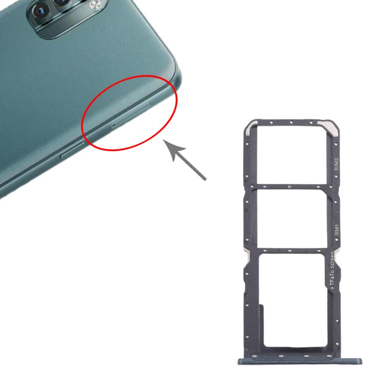 For Nokia G11 Original SIM Card Tray + SIM Card Tray + Micro SD Card Tray