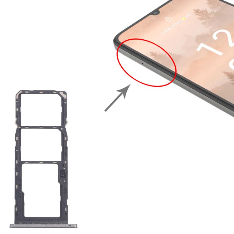 For Nokia C31 Original SIM Card Tray + SIM Card Tray + Micro SD Card Tray