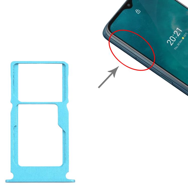 For Nokia G50 Original SIM Card Tray + SIM Card Tray / Micro SD Card Tray