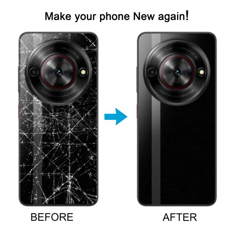 For ZTE nubia Focus Glass Battery Back Cover with Adhesive