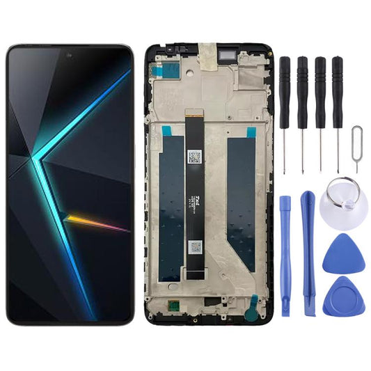 Pantalla LCD digitalizadora completa con marco para ZTE nubia Neo 2 5G Z2352N