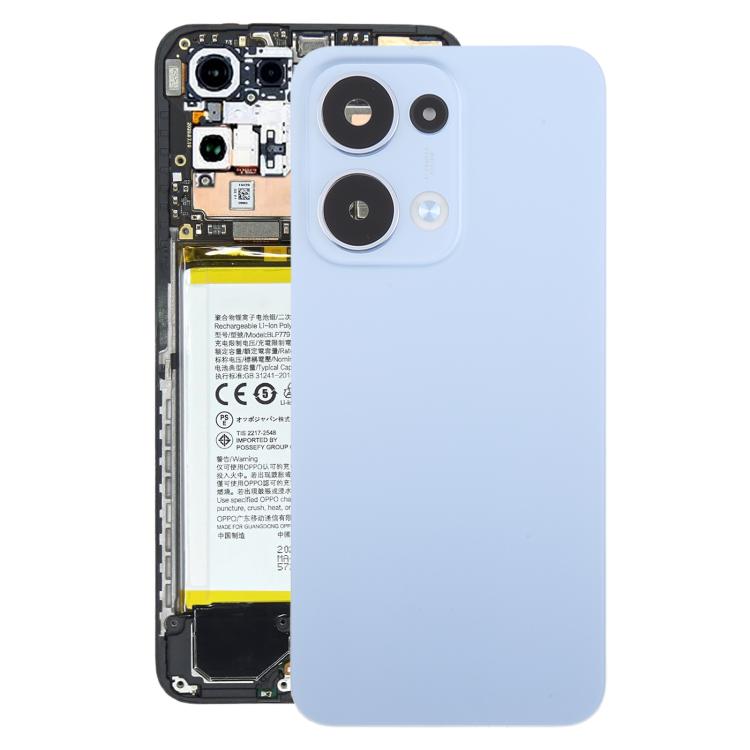 Cache arrière de batterie d'origine pour OPPO Reno13 avec cache d'objectif d'appareil photo, pour OPPO Reno13 (Original)