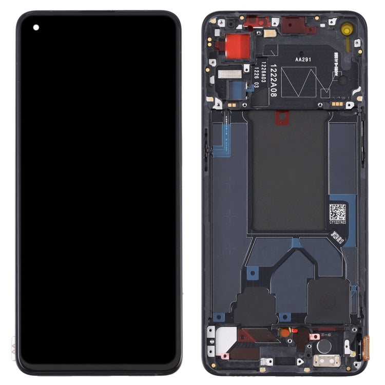 Original LCD Screen For OPPO Reno7 Pro 5G Digitizer Full Assembly with Frame