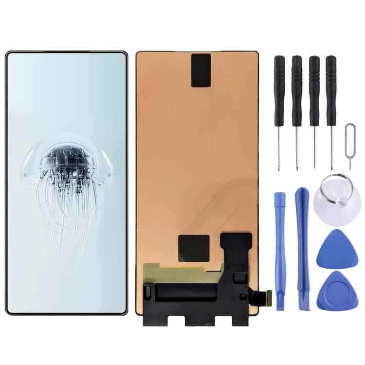 For ZTE Nubia Z70 Ultra NX733J NX736J AMOLED LCD Screen Digitizer Full Assembly, For ZTE Nubia Z70 Ultra