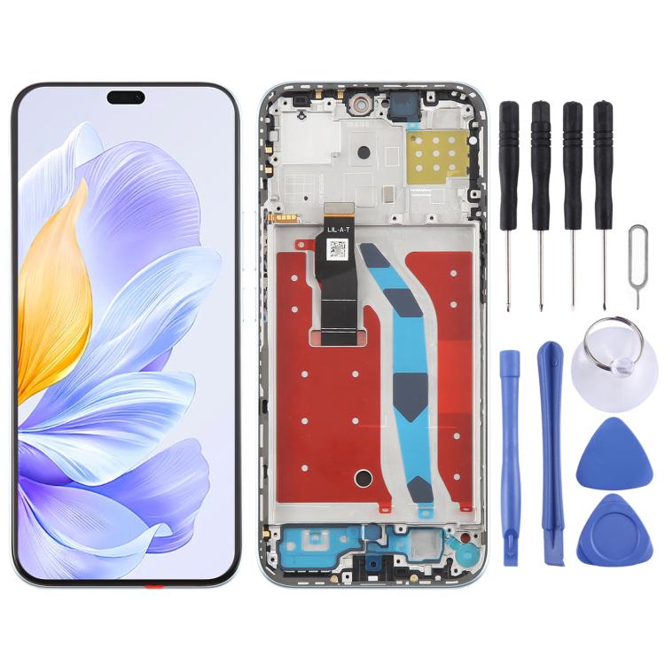 For Honor X60i Original LCD Screen Digitizer Full Assembly with Frame, For Honor X60i (Original), For Honor X60i (Original)