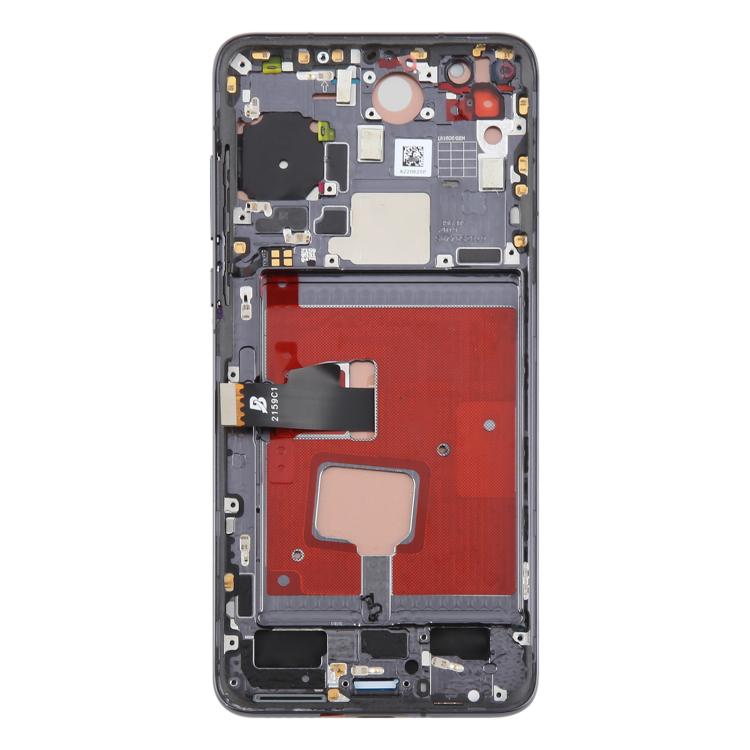 For Huawei P40 TFT LCD Screen Digitizer Full Assembly with Frame, Not Supporting Fingerprint Identification