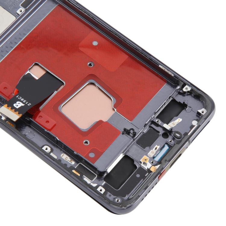 For Huawei P40 TFT LCD Screen Digitizer Full Assembly with Frame, Not Supporting Fingerprint Identification