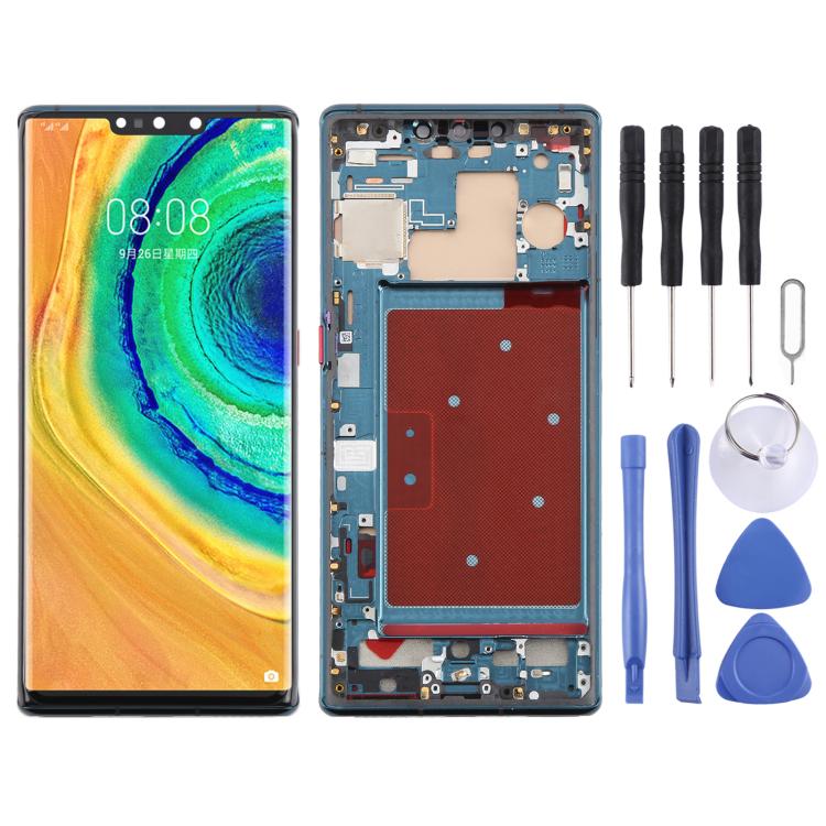For Huawei Mate 30 Pro TFT LCD Screen Digitizer Full Assembly with Frame, Not Supporting Fingerprint Identification