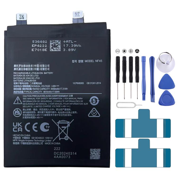 For Motorola Edge 30 Ultra 4610mAh NF45 Battery Replacement