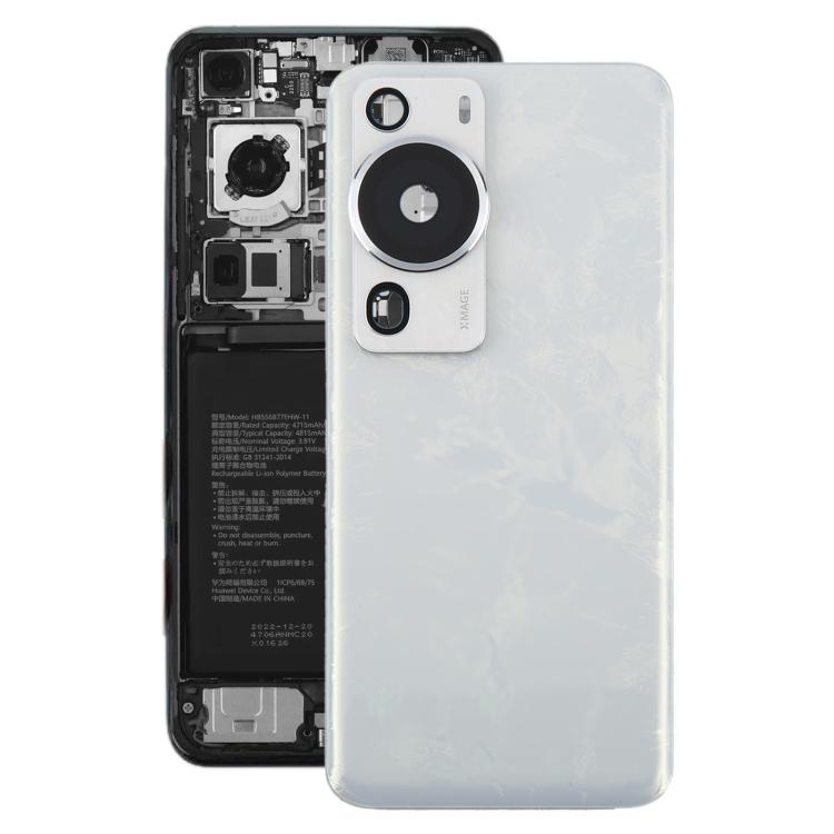 Cache arrière de batterie pour Huawei P60 Pro avec objectif d'appareil photo, pour Huawei P60 Pro (avec objectif d'appareil photo)