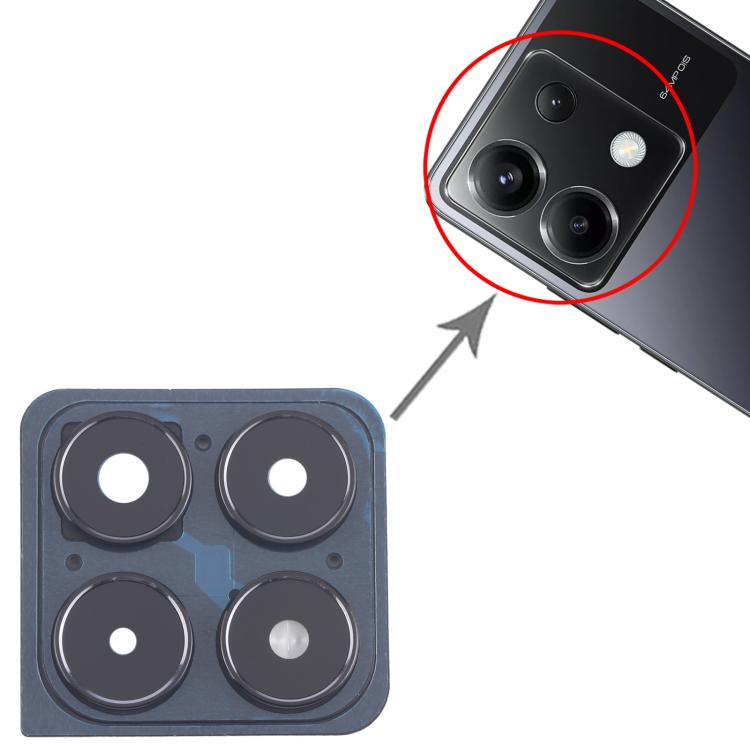 For Xiaomi Poco X6 Original Rear Camera Frame