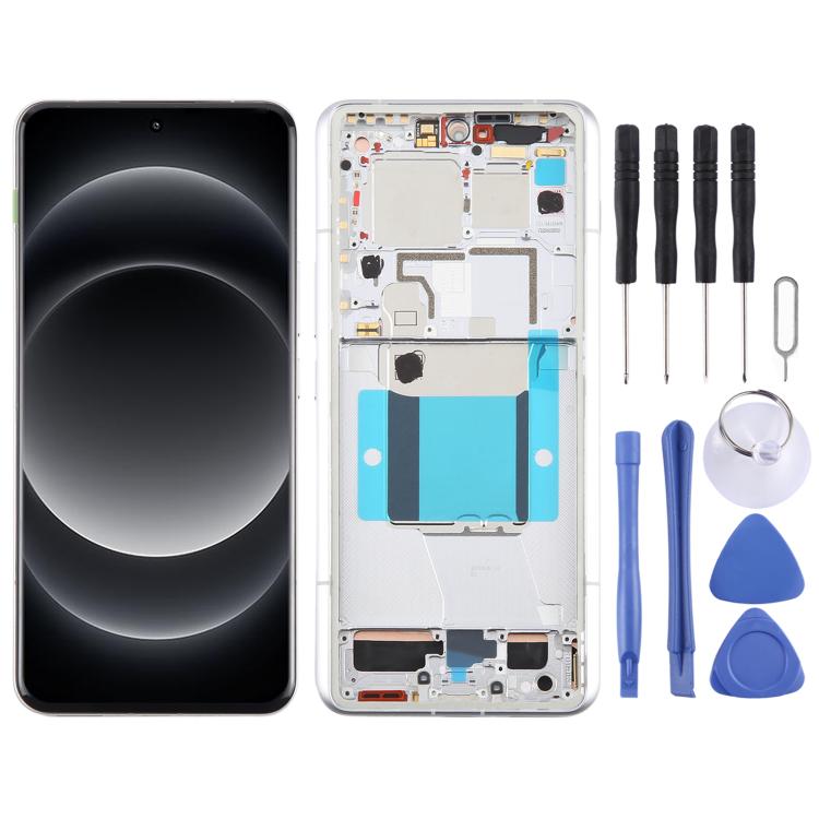 Écran LCD AMOLED d'origine pour Xiaomi 14 Ultra, assemblage complet avec châssis, pour Xiaomi 14 Ultra (Original)