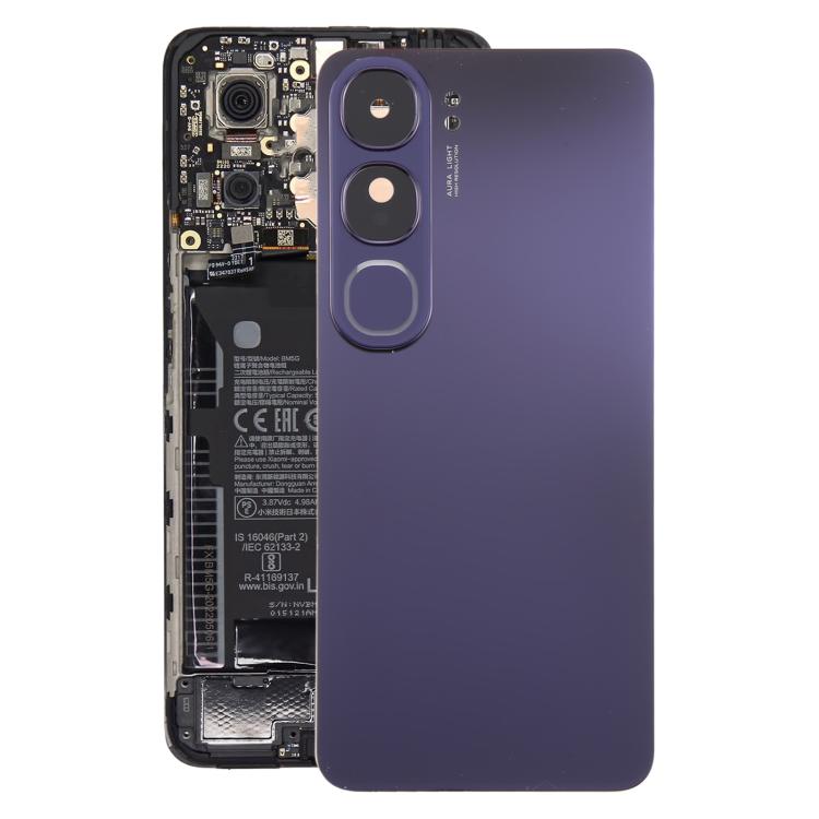 For vivo V40 Lite IDN Version Original Battery Back Cover with Camera Lens Cover, For vivo V40 Lite 5G India Version(Original)